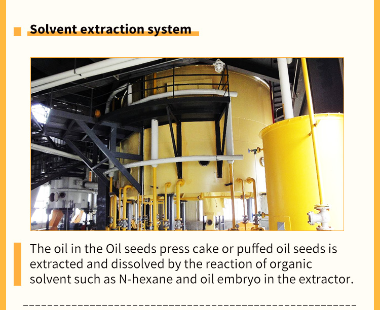 cooking oil solvent extraction machine