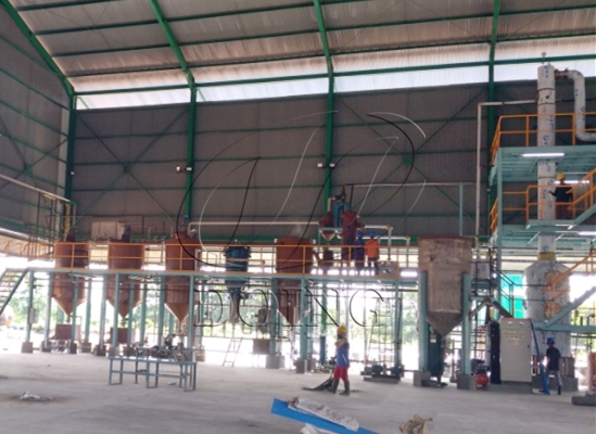 5TPD palm oil refinery plant project in Indonesia