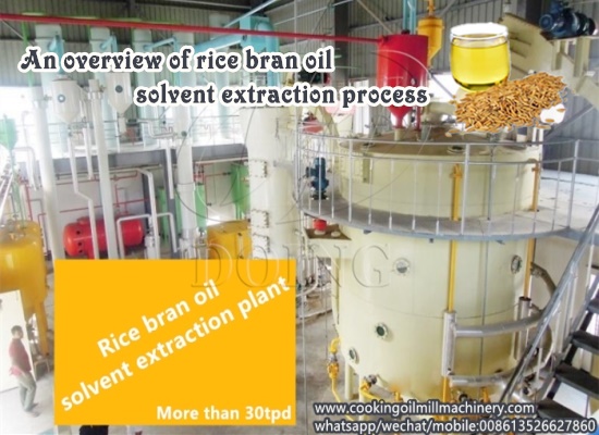 An overview of rice bran oil solvent extraction process technology