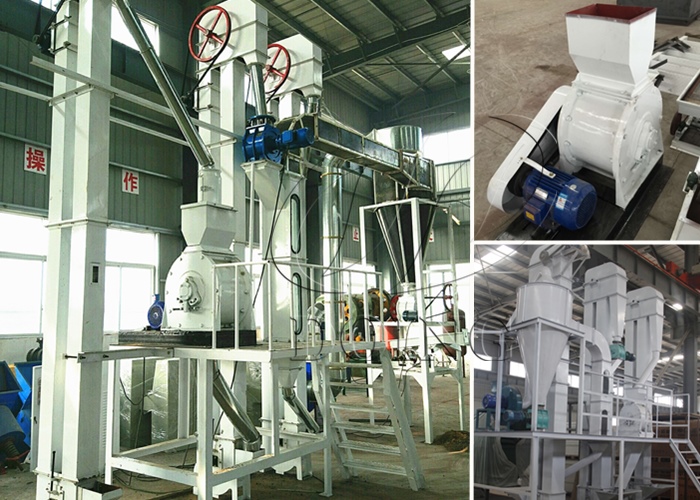 Palm kernel cracker and shell separator machine in warehouse