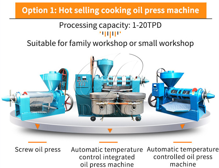 Option1:Hot-selling cooking oil press machine