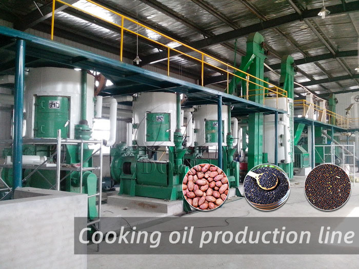 Cooking oil pressing production line
