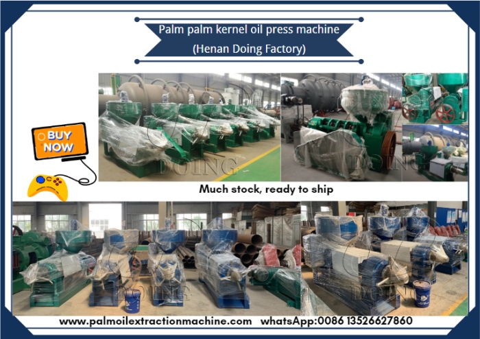 Palm kernel oil press in Henan Glory Company’s factory