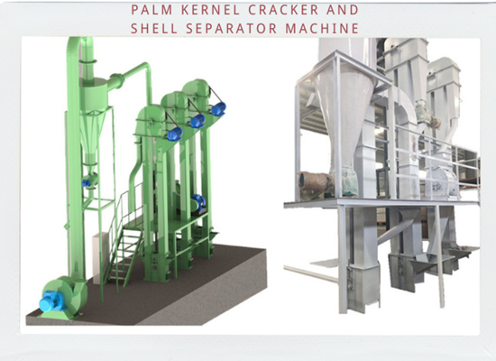2-3 tons per hour palm kernel cracker and shell separator machine were successfully delivered to Sierra Leone!