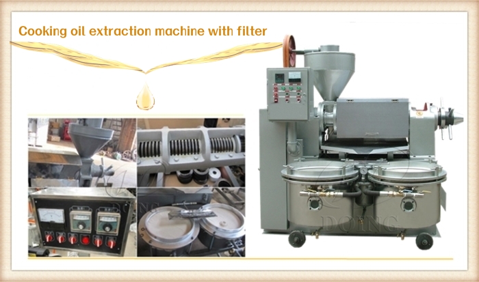 Cooking oil extraction machine with filter of Henan Glory Company.jpg