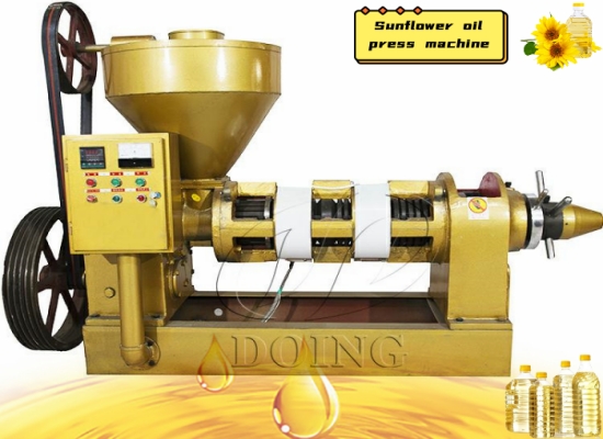 Sunflower oil processing machine