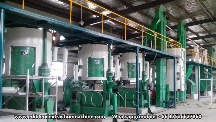 soybean oil processing plant