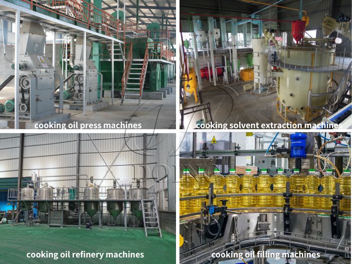 The cooking oil processing machines