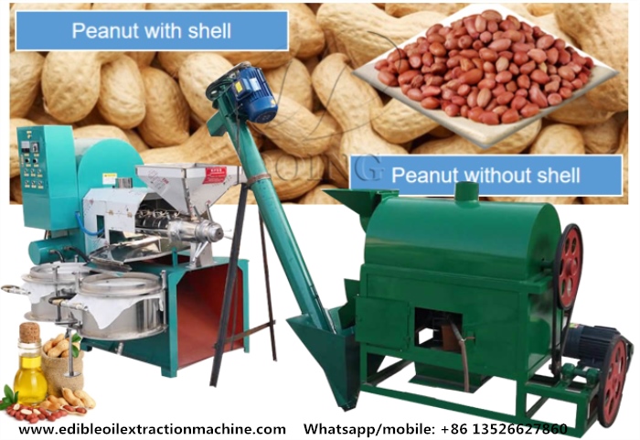 Peanut oil production machines