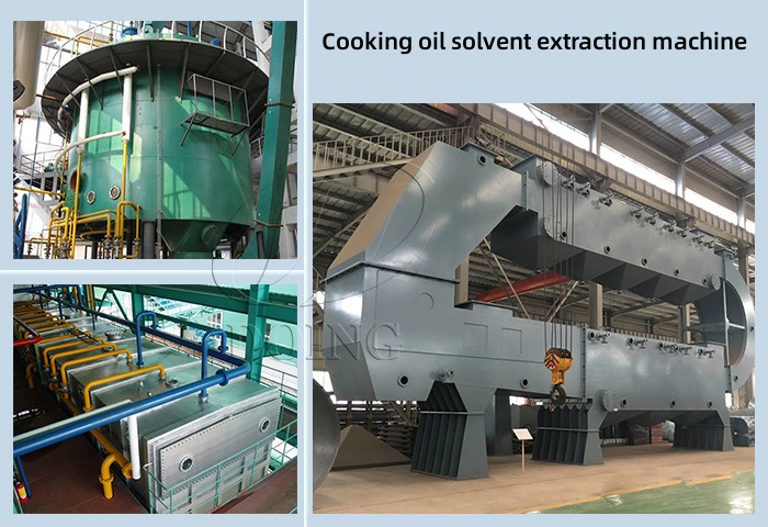 Corn germ oil solvent extraction machines