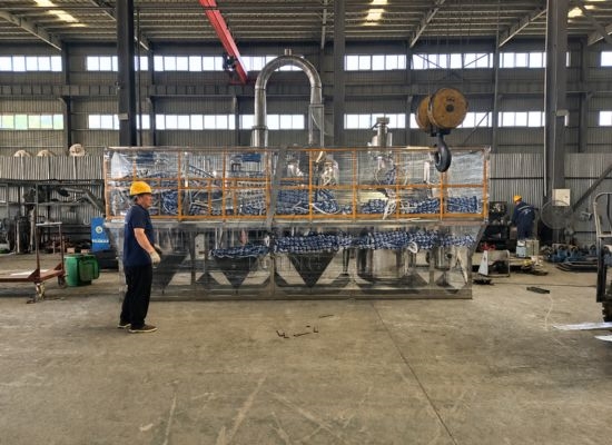 1tpd electric heating palm oil refining equipment shipped to Guinea