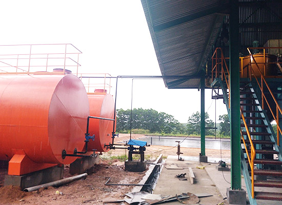 5TPD semi continuous palm oil refinery plant in Indonesia