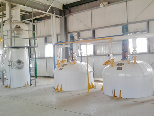 rice bran oil refinery