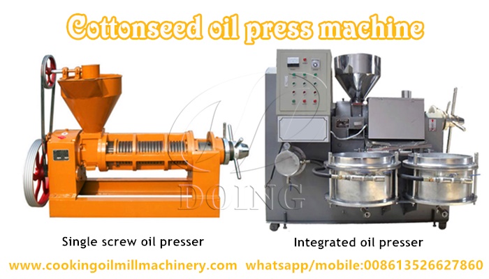 cottonseed oil press machine