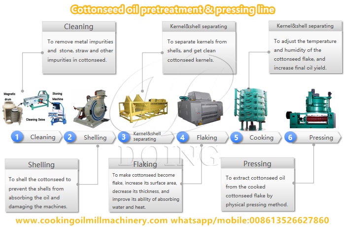 cottonseed oil processing plant