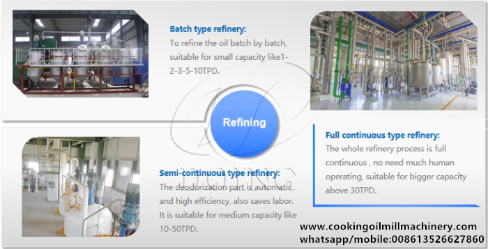 cooking oil refining machine