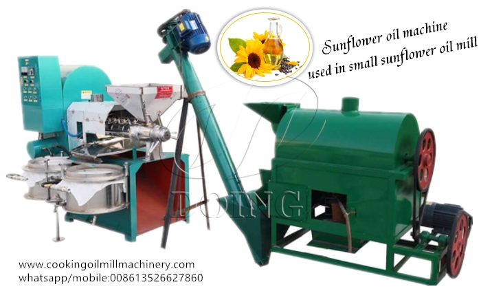sunflower oil processing machine