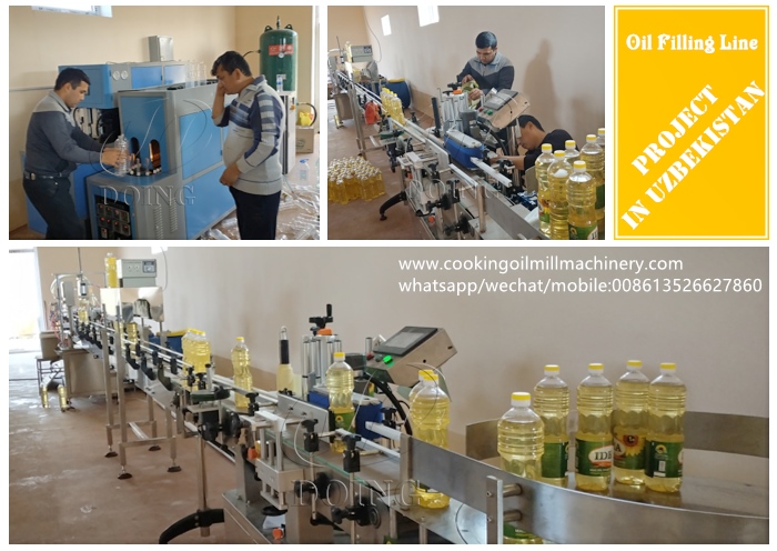 plant oil filling machine