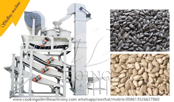 sunflower seeds shelling machine