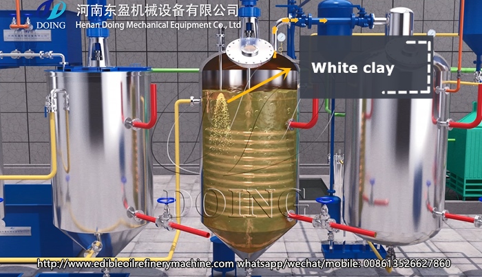 cottonseed oil decolorization process