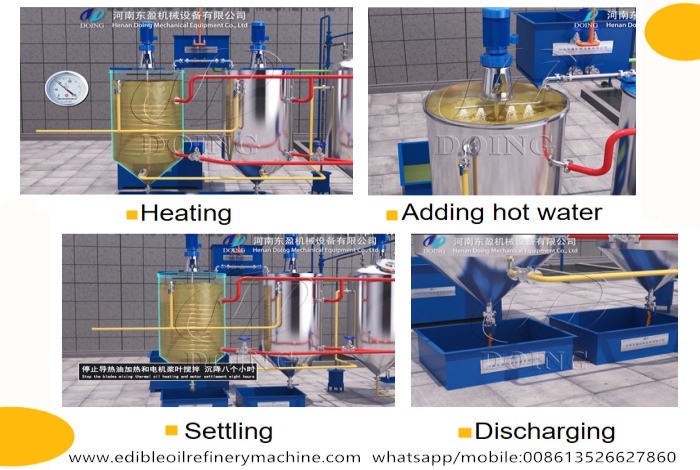 cottonseed oil degumming process