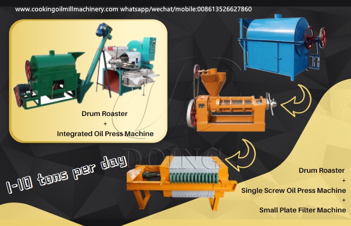 small cooking oil making machine