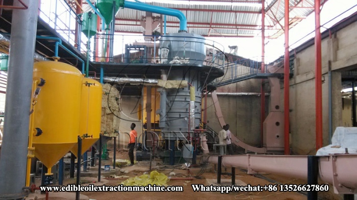 sunflower oil solvent extraction plant 