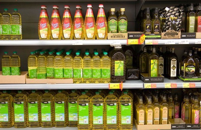 variety of cooking oils