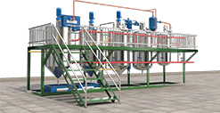 Cooking oil refining machine