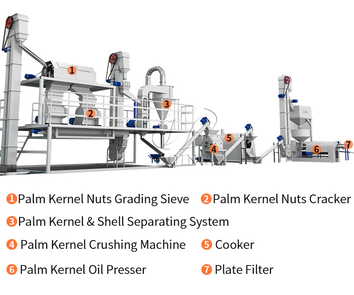 Palm Kernel oil Press Line