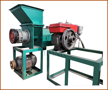 Small palm oil screw press machine