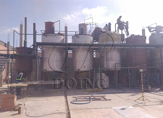 20TPD olive oil refinery plant project in Peru