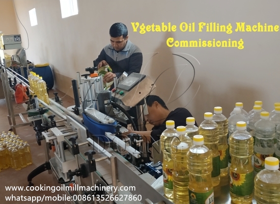 5TPD vegetable oil filling line project in Uzbekistan