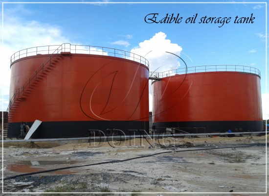 Edible oil storage tank