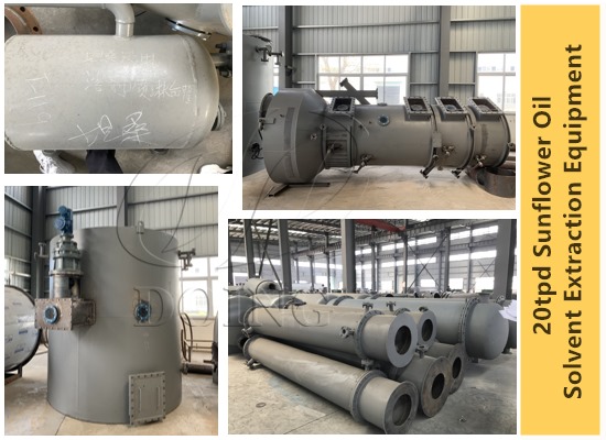 20tpd Sunflower Oil Solvent Extraction Equipment telah menyelesaikan manufaktur, siap dikirim ke Tanzania