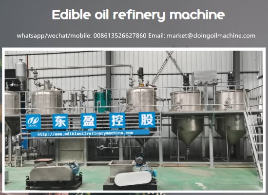 2tpd batch type cooking oil refining machine made of stainless steel showing video