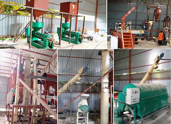 5tph palm kernel cracker and separator project and 1tph palm kernel oil making machine project in Uganda