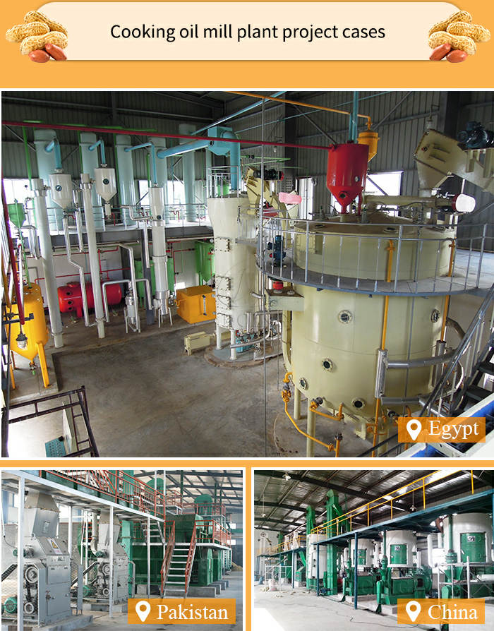 Cooking oil mill plant project cases