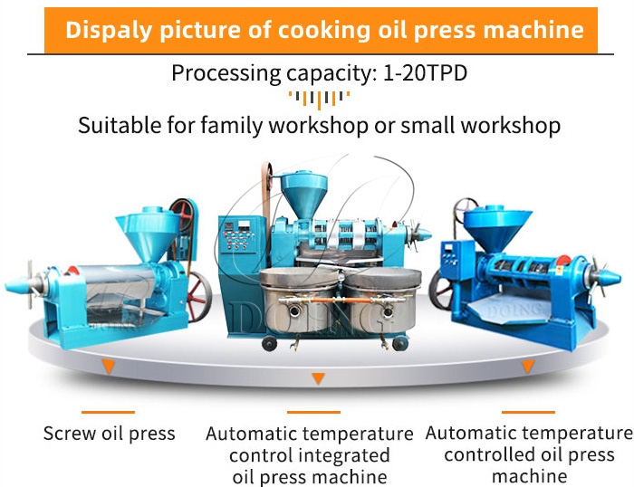 Dispaly picture of cooking oil press machine