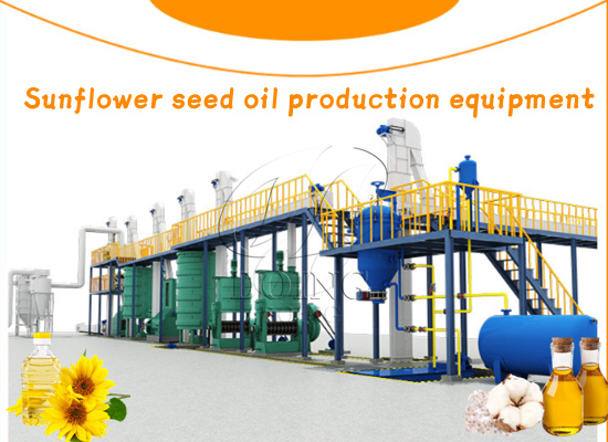 Can sunflower oil processing machine produce cottonseed oil?
