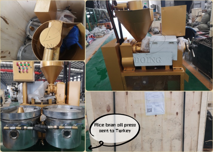 rice bran oil press machine has been shipped.jpg
