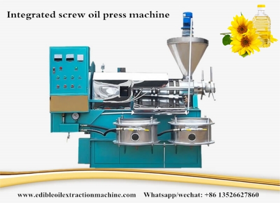 Sunflower oil press machine with filter