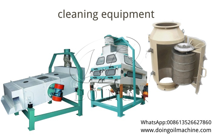 Sunflower seeds cleaning machines