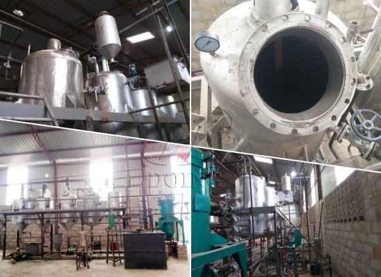 1TPD cottonseed oil refining machine ordered by our Ugandan customer has been installed