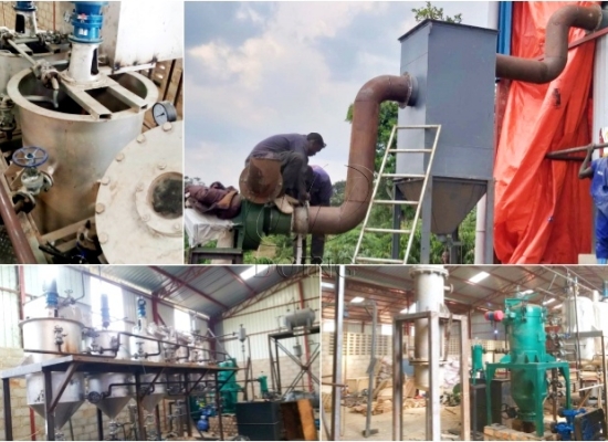 1TPD cottonseed oil refining machine ordered by our Ugandan customer has been installed