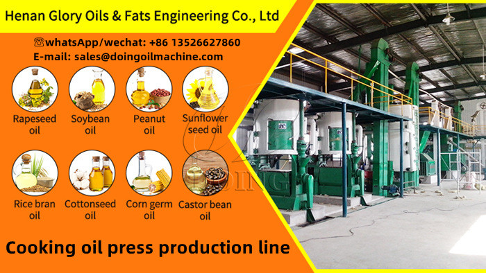 Cooking oil processing plant in India