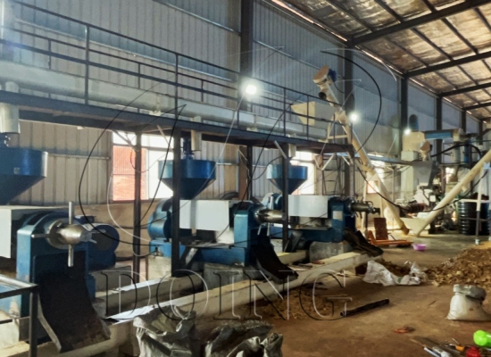 50TPD soybean oil puffing press production line in Nigeria