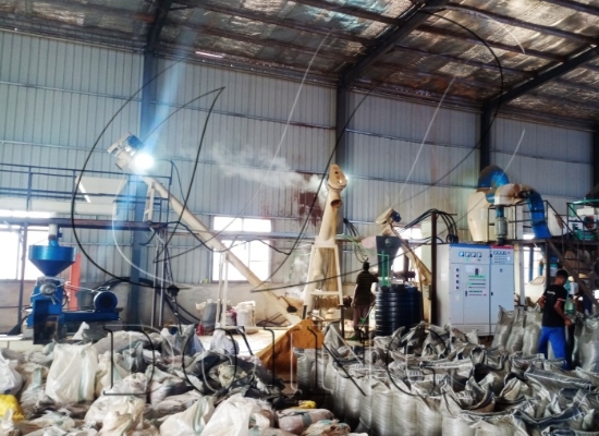 50TPD soybean oil puffing press production line in Nigeria