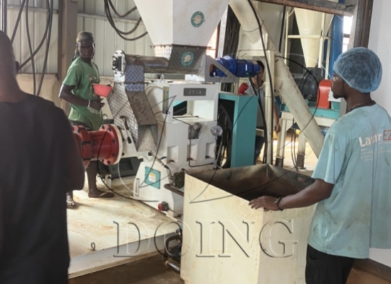 50TPD soybean oil puffing press production line in Nigeria