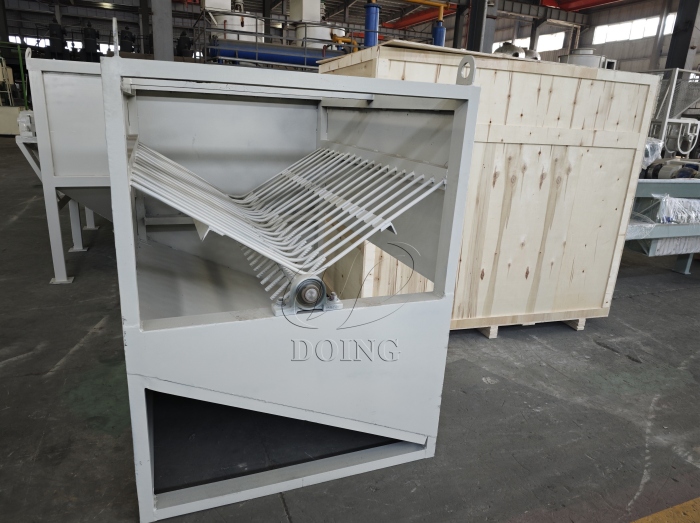 palm fruit threshing machine